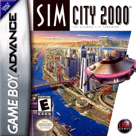 SimCity 2000 Game Boy Advance Nintendo Game Boy Advance GBA SimCity 2000 Game Boy Advance Nintendo Game Boy Advance GBA