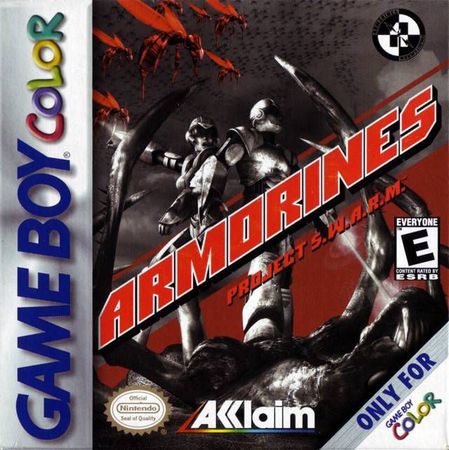 Armorines Project SWARM Game Boy Color Nintendo Game Boy Color Armorines Project SWARM Game Boy Color Nintendo Game Boy Color