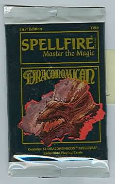 Spellfire Dragonomicon Booster Pack 12 Cards TSR Spellfire Sealed Product Spellfire Dragonomicon Booster Pack 12 Cards TSR Spellfire Sealed Product