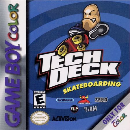 Tech Deck Skateboarding Game Boy Color Tech Deck Skateboarding Game Boy Color