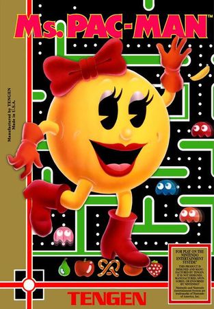 ms pac man namco nes