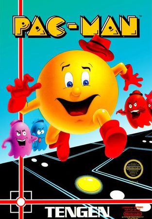 Pac Man Tengen Gray NES Pac Man Tengen Gray NES