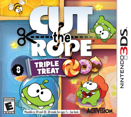 Cut the Rope Triple Treat Nintendo 3DS Nintendo 3DS Cut the Rope Triple Treat Nintendo 3DS Nintendo 3DS