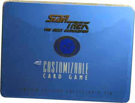 Star Trek CCG Limited Edition Collector's Tin Silver Border Sealed 