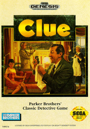Clue Sega Genesis Clue Sega Genesis