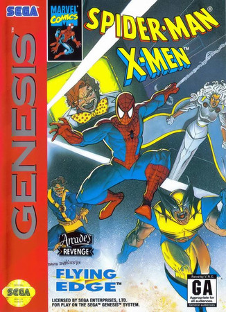 Spider Man X Men Arcade s Revenge Sega Genesis Sega Genesis Spider Man X Men Arcade s Revenge Sega Genesis Sega Genesis