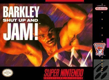 Barkley Shut Up and Jam SNES Super Nintendo SNES Barkley Shut Up and Jam SNES Super Nintendo SNES