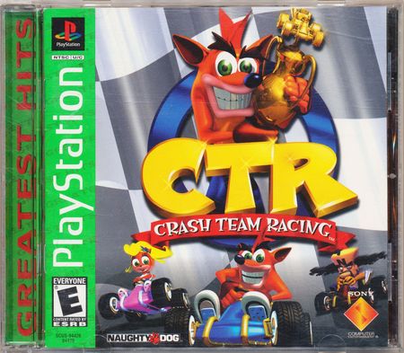 CTR Crash Team Racing Greatest Hits Playstation 1 CTR Crash Team Racing Greatest Hits Playstation 1