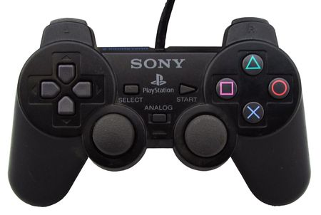 Black Dual Shock Controller Playstation 2 Black Dual Shock Controller Playstation 2