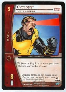 Cyclops Scott Summers MOR 006 Common Vs System Marvel Origins Cyclops Scott Summers MOR 006 Common Vs System Marvel Origins