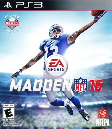 Madden NFL 16 Playstation 3 Sony Playstation 3 PS3 Madden NFL 16 Playstation 3 Sony Playstation 3 PS3