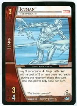 Iceman Bobby Drake MOR 012 Uncommon Iceman Bobby Drake MOR 012 Uncommon