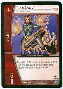 Jean Grey Marvel Girl MOR 013 Common Jean Grey Marvel Girl MOR 013 Common