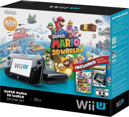 Wii U Console Deluxe Super Mario 3D World Edition Video Game Systems Wii U Console Deluxe Super Mario 3D World Edition Video Game Systems