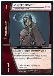 Mastermind Jason Wyngarde MOR 083 Uncommon Mastermind Jason Wyngarde MOR 083 Uncommon