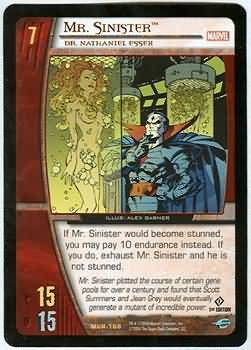 Mr Sinister Dr Nathaniel Essex MOR 168 Rare Mr Sinister Dr Nathaniel Essex MOR 168 Rare
