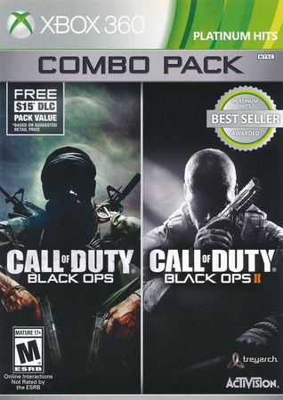 Call of Duty Black Ops I and II Combo Pack Xbox 360 Xbox 360 Call of Duty Black Ops I and II Combo Pack Xbox 360 Xbox 360