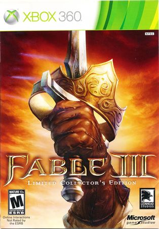 Fable III Collector s Edition Xbox 360 Xbox 360 Fable III Collector s Edition Xbox 360 Xbox 360