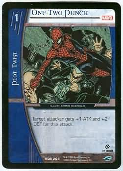 One Two Punch MOR 205 Common Vs System Marvel Origins One Two Punch MOR 205 Common Vs System Marvel Origins