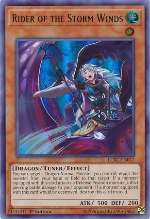 Rider of the Storm Winds LCKC EN017 Ultra Rare 1st Edition Legendary Collection Kaiba 1st Edition Singles Rider of the Storm Winds LCKC EN017 Ultra Rare 1st Edition Legendary Collection Kaiba 1st Edition Singles