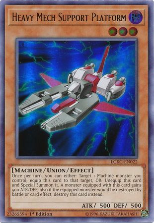 Heavy Mech Support Platform LCKC EN022 Ultra Rare 1st Edition Legendary Collection Kaiba 1st Edition Singles Heavy Mech Support Platform LCKC EN022 Ultra Rare 1st Edition Legendary Collection Kaiba 1st Edition Singles