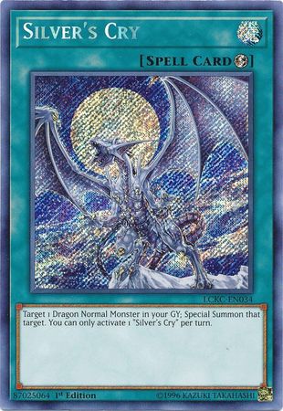 Silver s Cry LCKC EN034 Secret Rare 1st Edition Silver s Cry LCKC EN034 Secret Rare 1st Edition