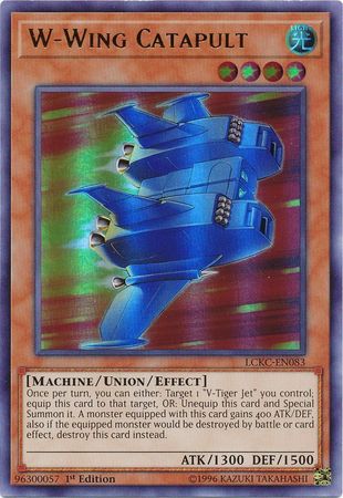 LCKC-EN083 W-Wing Catapult Ultra Rare 1st Edition Yu-Gi-Oh