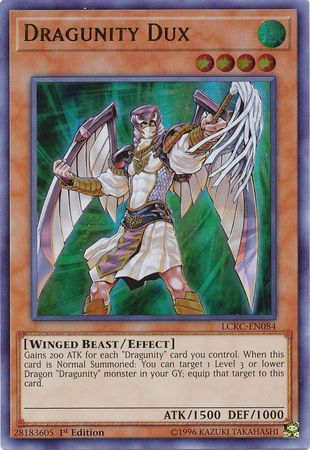 Dragunity Dux LCKC EN084 Ultra Rare 1st Edition Legendary Collection Kaiba 1st Edition Singles Dragunity Dux LCKC EN084 Ultra Rare 1st Edition Legendary Collection Kaiba 1st Edition Singles
