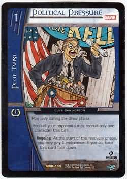 Political Pressure MOR 209 Rare Political Pressure MOR 209 Rare