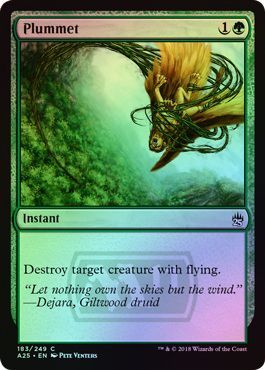 Plummet Foil 183 249 Masters 25 Foil Singles Plummet Foil 183 249 Masters 25 Foil Singles