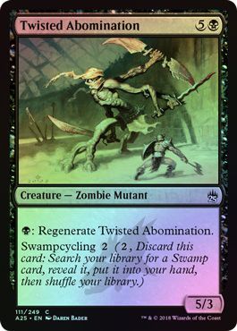 Twisted Abomination 111 249 Foil Masters 25 Foil Singles Twisted Abomination 111 249 Foil Masters 25 Foil Singles