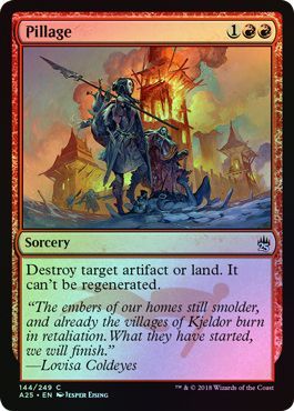 Pillage 144 249 Foil Masters 25 Foil Singles Pillage 144 249 Foil Masters 25 Foil Singles