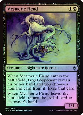 Mesmeric Fiend 097 249 Foil Masters 25 Foil Singles Mesmeric Fiend 097 249 Foil Masters 25 Foil Singles