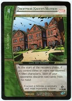 Professor Xavier s Mansion MOR 035 Rare Professor Xavier s Mansion MOR 035 Rare
