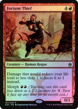 Fortune Thief 130 249 Foil Masters 25 Foil Singles Fortune Thief 130 249 Foil Masters 25 Foil Singles