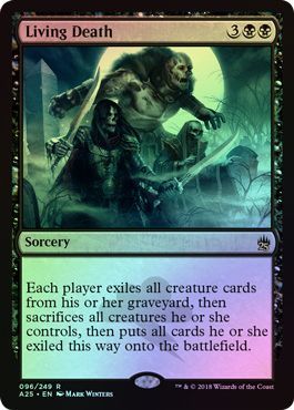 Living Death Foil 96 249 Masters 25 Foil Singles Living Death Foil 96 249 Masters 25 Foil Singles