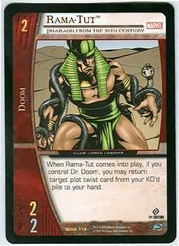 Rama Tut Pharaoh from the 30th Century MOR 116 Rare Vs System Marvel Origins Rama Tut Pharaoh from the 30th Century MOR 116 Rare Vs System Marvel Origins