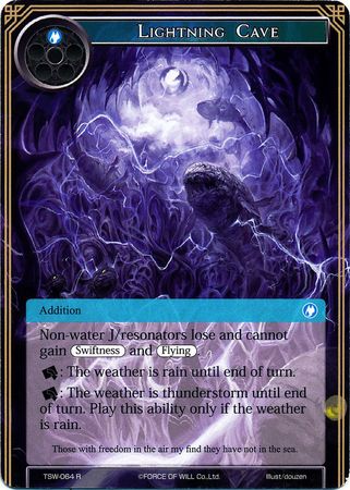 Lightning Cave TSW 064 Rare Force of Will The Time Spinning Witch Singles Lightning Cave TSW 064 Rare Force of Will The Time Spinning Witch Singles