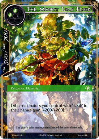 The Mighty Leaf Elder TSW 113 Rare Force of Will The Time Spinning Witch Singles The Mighty Leaf Elder TSW 113 Rare Force of Will The Time Spinning Witch Singles