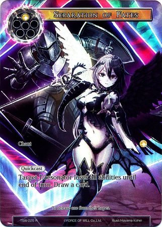 Separation of Fates TSW 025 Rare Full Art Separation of Fates TSW 025 Rare Full Art