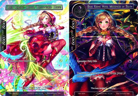 Dark Riding Hood Messenger of Truth Red Riding Hood Recovered Hope TSW 125 Full Art Force of Will The Time Spinning Witch Singles Dark Riding Hood Messenger of Truth Red Riding Hood Recovered Hope TSW 125 Full Art Force of Will The Time Spinning Witch Singles