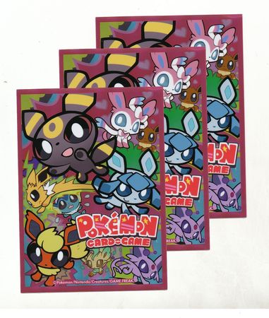 Pokemon Center Japanese Eevee Evolutions 64ct Standard Sleeves 191249 Sleeves Pokemon Center Japanese Eevee Evolutions 64ct Standard Sleeves 191249 Sleeves