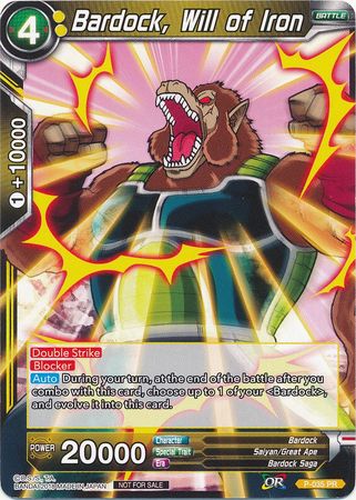 Bardock Will of Iron P 035 PR Non Foil Promo Bardock Will of Iron P 035 PR Non Foil Promo