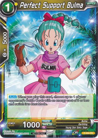 Perfect Support Bulma P 034 PR Non Foil Promo Perfect Support Bulma P 034 PR Non Foil Promo
