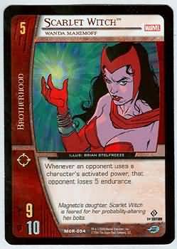 Scarlet Witch Wanda Maximoff MOR 094 Common Vs System Marvel Origins Scarlet Witch Wanda Maximoff MOR 094 Common Vs System Marvel Origins