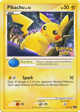 Pikachu 9 17 Pokemon Day Promo Pikachu 9 17 Pokemon Day Promo
