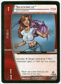 Shadowcat Kitty Pryde MOR 024 Common Vs System Marvel Origins Shadowcat Kitty Pryde MOR 024 Common Vs System Marvel Origins