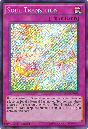 Soul Transition SECE EN078 Secret Rare 1st Edition Missing Stamp Misprint Soul Transition SECE EN078 Secret Rare 1st Edition Missing Stamp Misprint