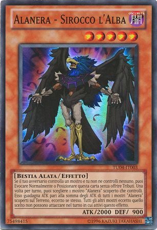 Alanera Sirocco l Alba TU04 IT003 Super Rare Italian Yugioh Cards Alanera Sirocco l Alba TU04 IT003 Super Rare Italian Yugioh Cards