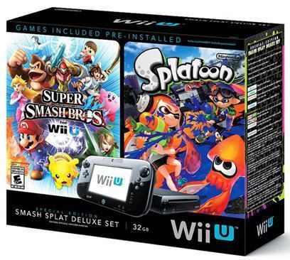 Nintendo Wii U Smash Splat Deluxe Set 32GB Console Nintendo Wii U Smash Splat Deluxe Set 32GB Console